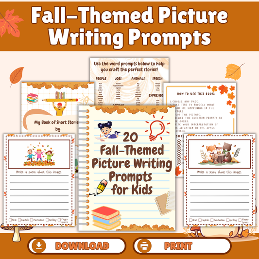 Fall-Themed Picture Writing Prompts
