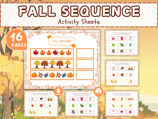 Fall Sequence Activity Sheets