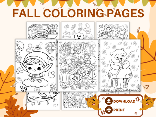 Fall Coloring Pages