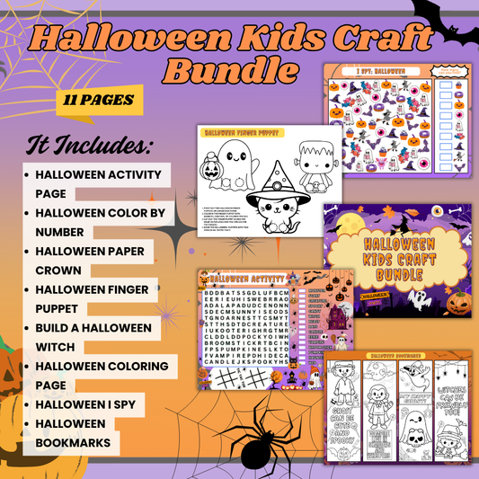 Halloween Kids Craft Bundle