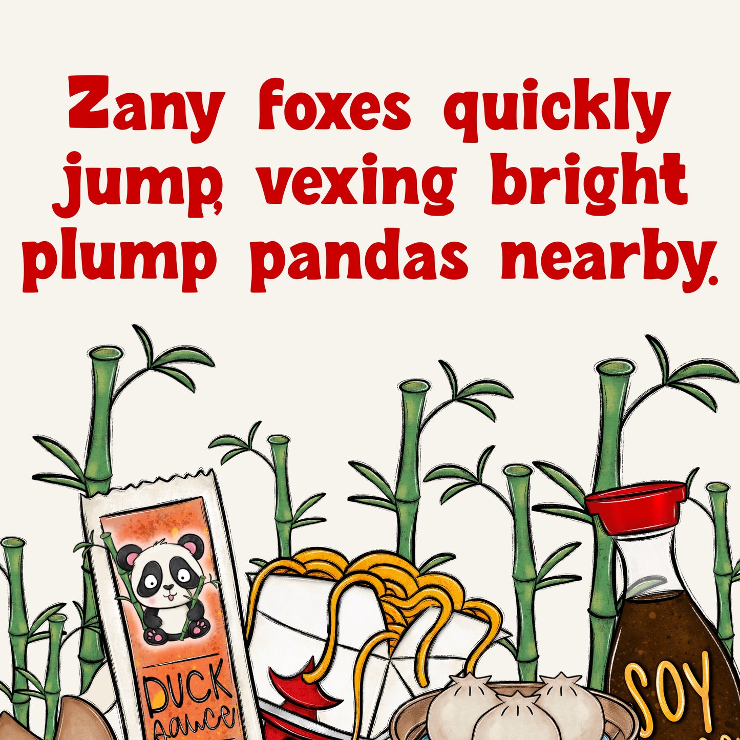 Plump Panda handwritten font