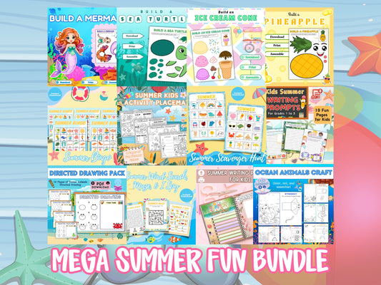 Summer Fun Bundle – Activities, Games & Coloring Pages for Endless Sunny Fun!