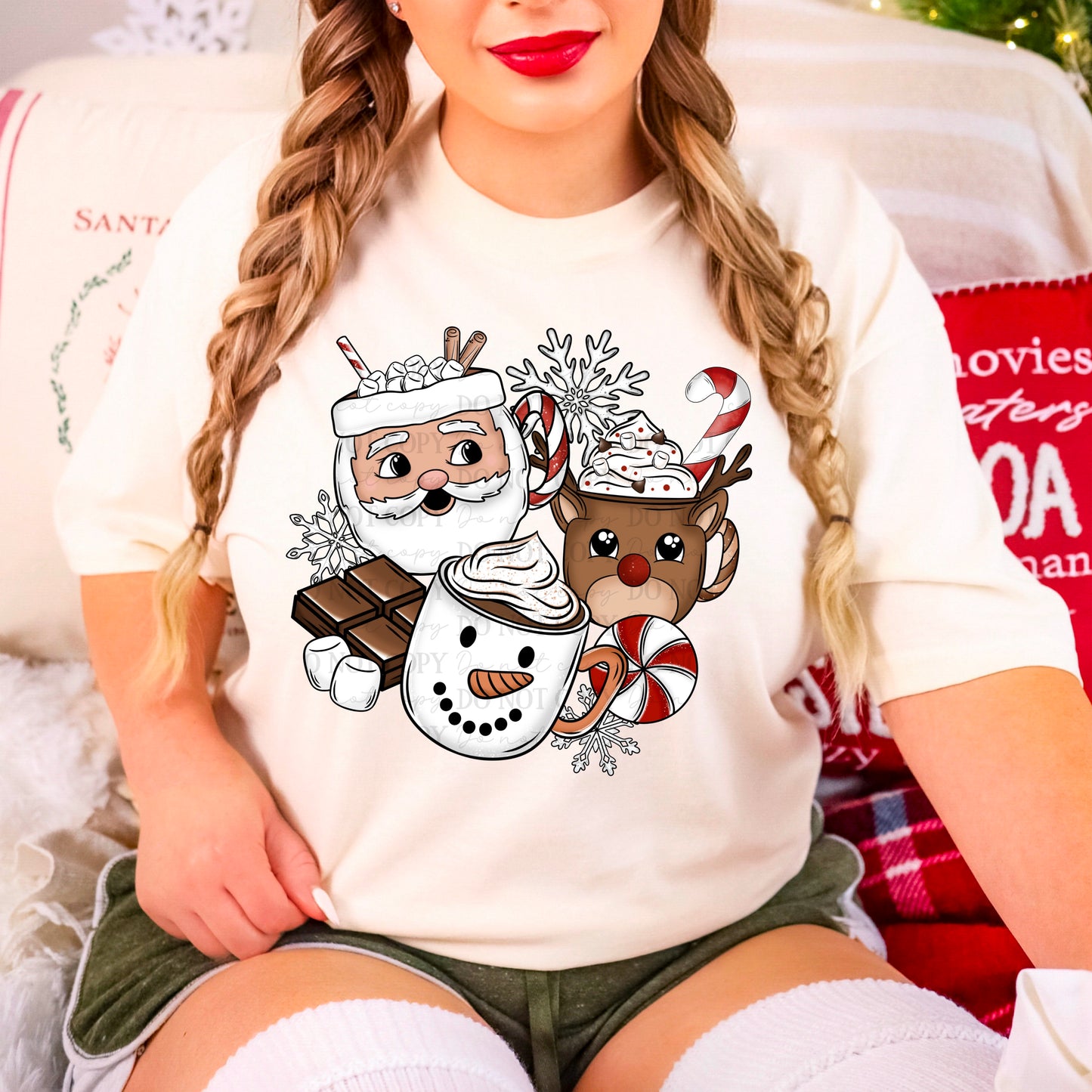 Christmas Mugs digital design | American Blues Designs