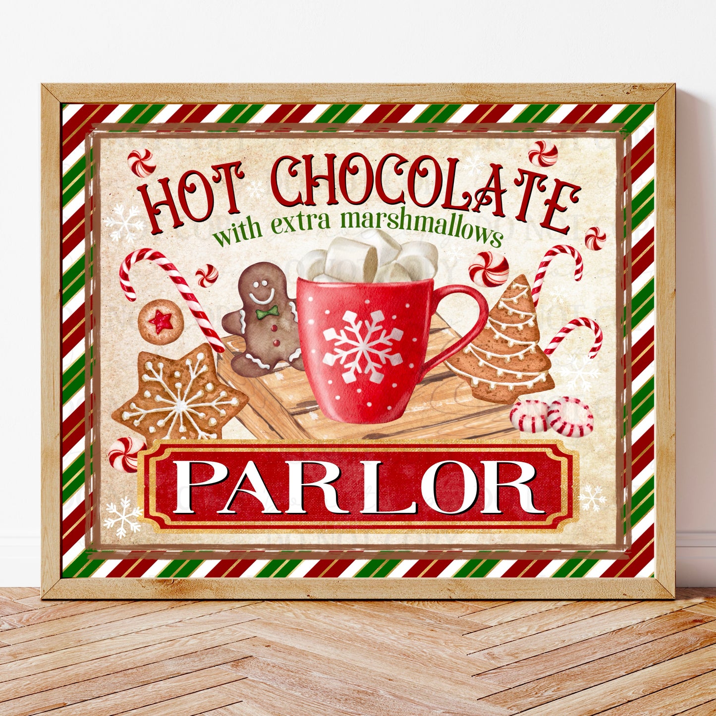 Hot Chocolate Parlor printable | American Blues Designs