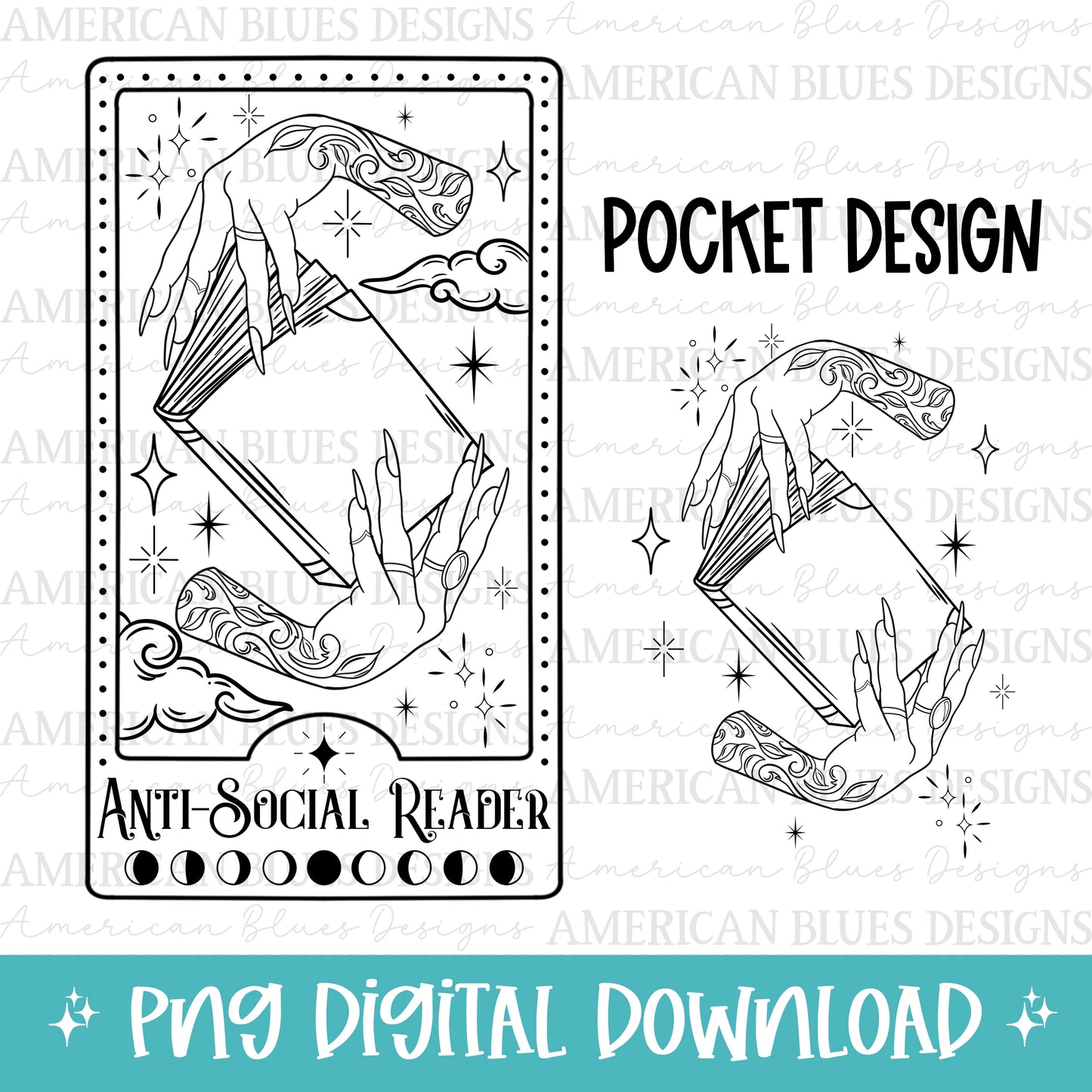 Anti-social Reader Tarot card