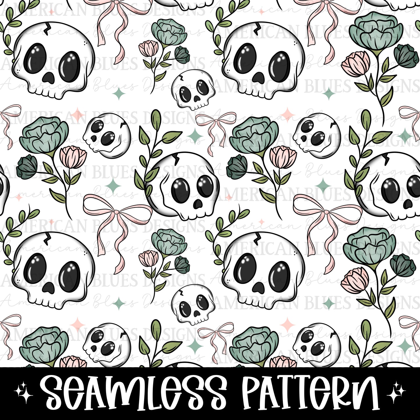 Grow Your Own Way seamless pattern