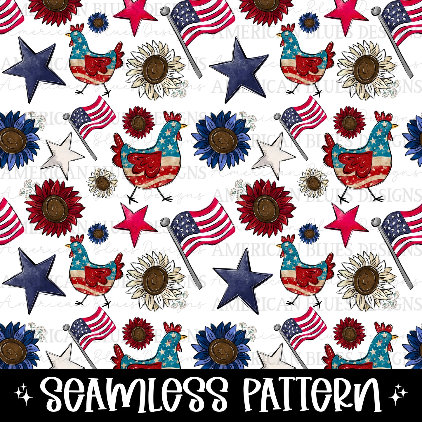 All American Chick seamless