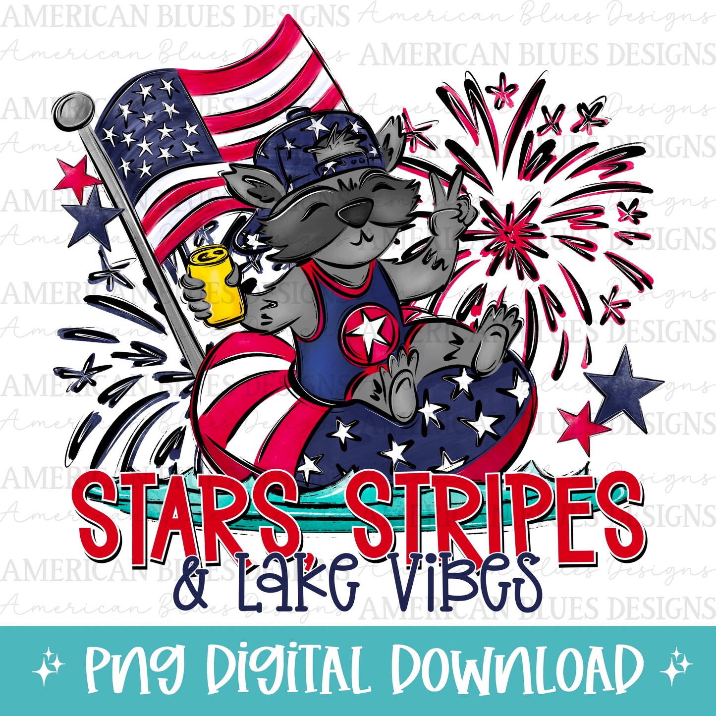 Stars Stripes & Lake Vibes