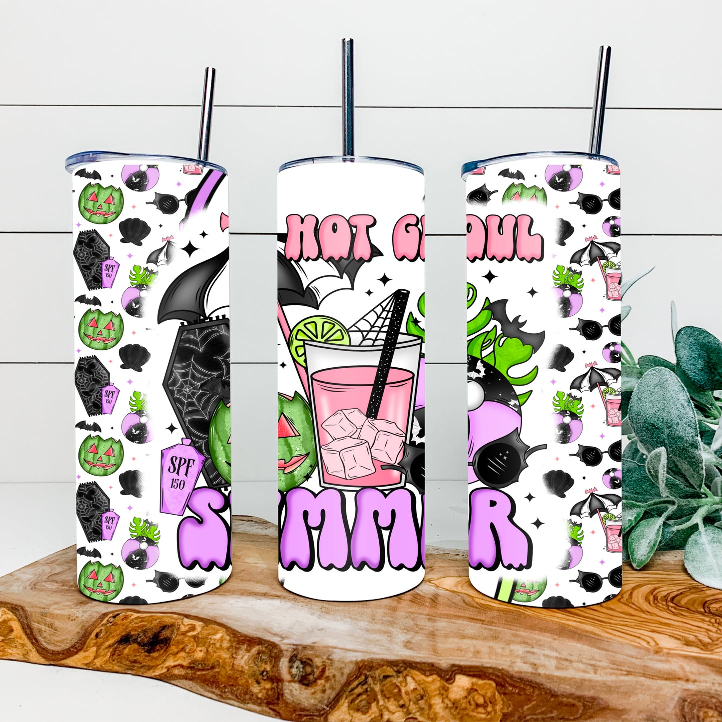 Hot Ghoul Summer 20oz tumbler wrap