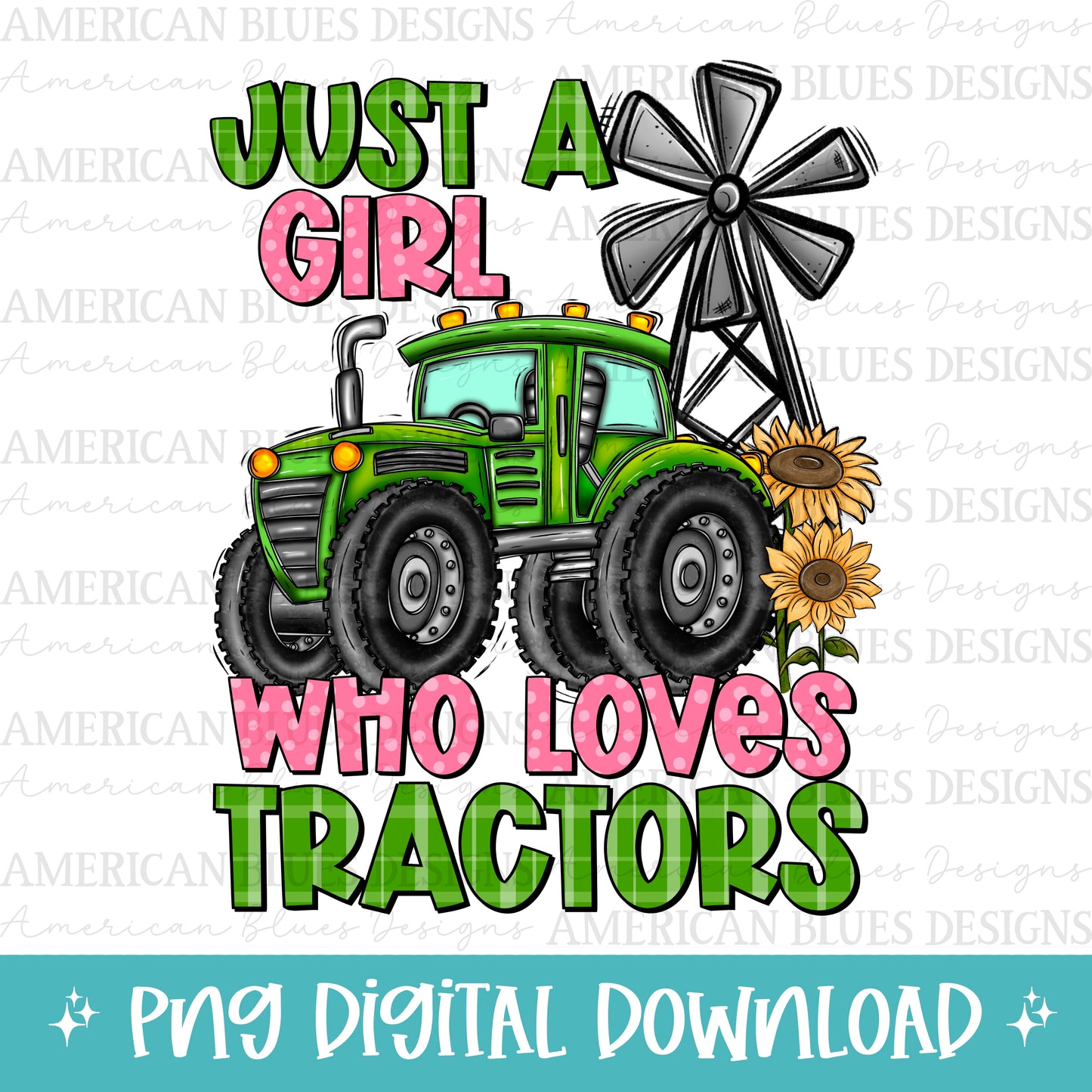 Just a girl who loves tractors