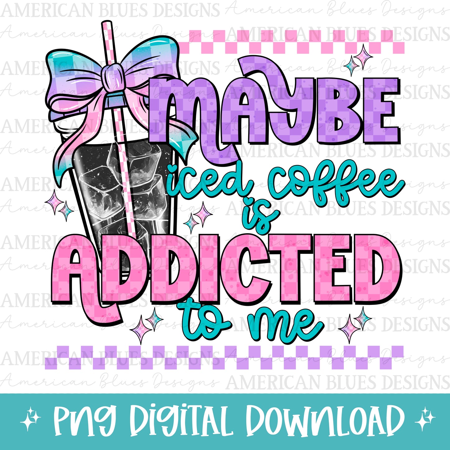 Maybe iced coffee is addicted to me