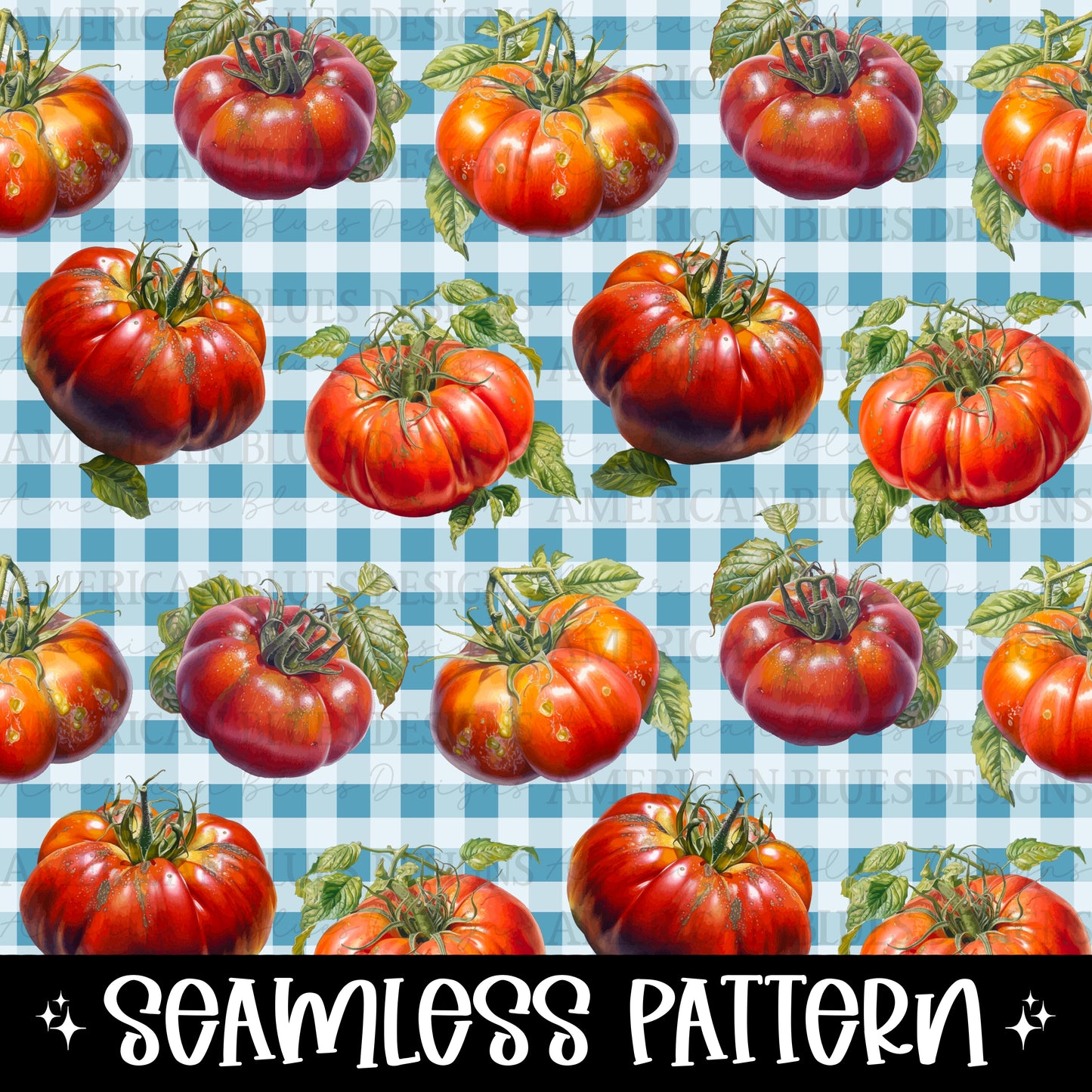 Garden Tomatoes Seamless