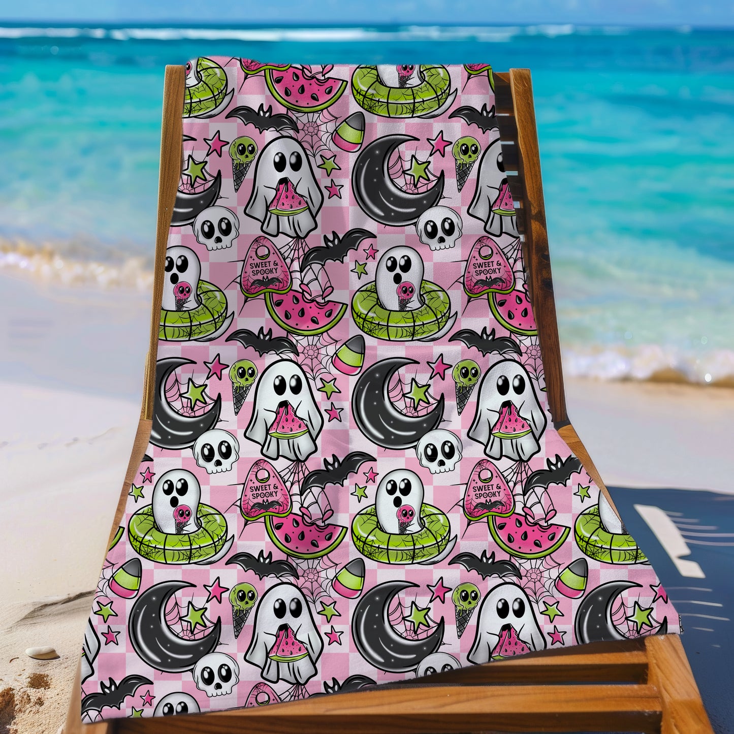 Spooky & Sweet seamless pattern