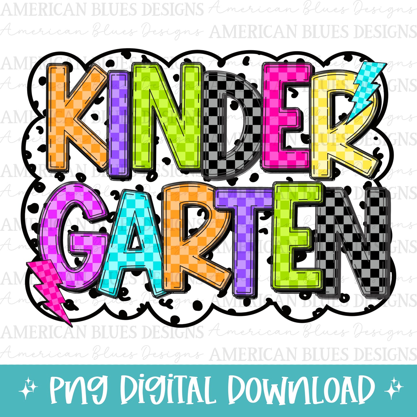 Kindergarten - Colorful Checkered