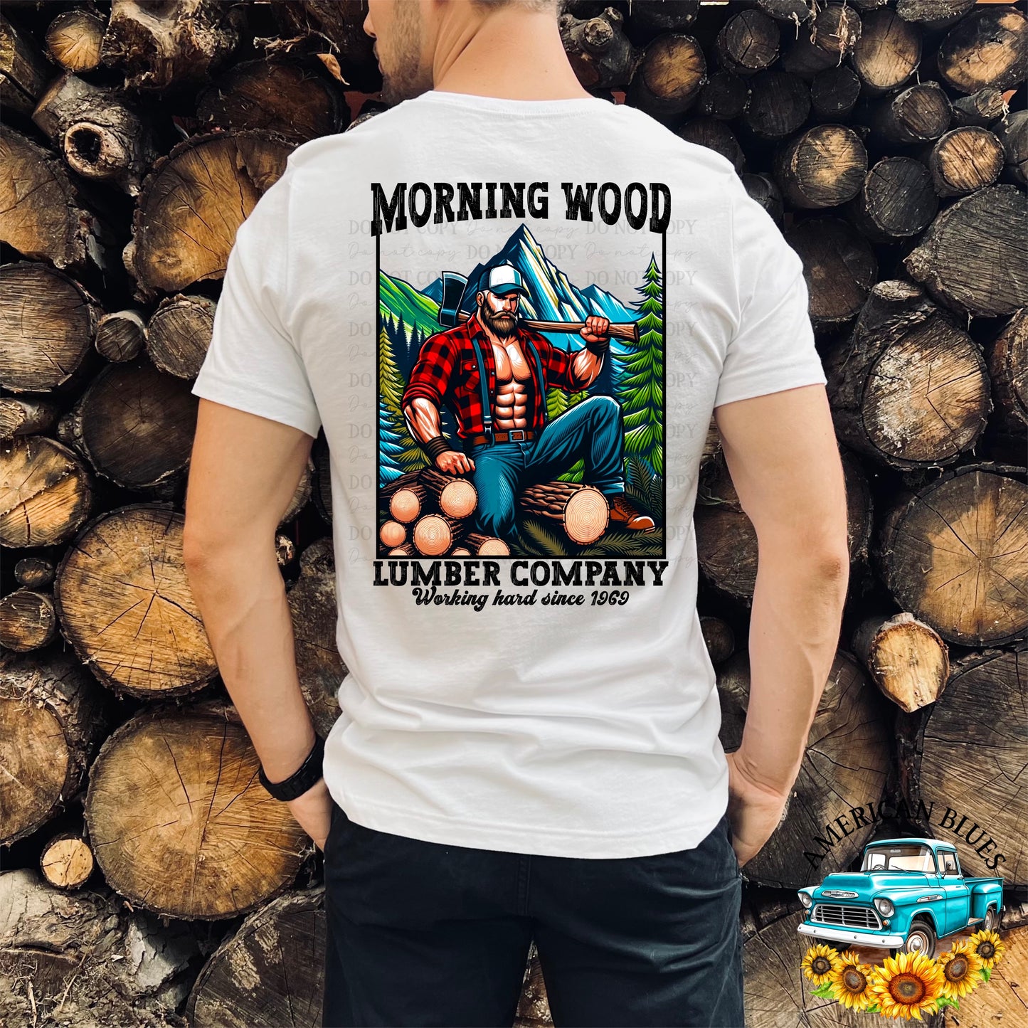 Morning Wood Lumber Co digital design | American Blues Designs