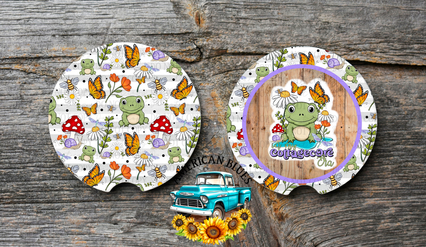 Cottagecore Era car coaster digital design | American Blues Designs