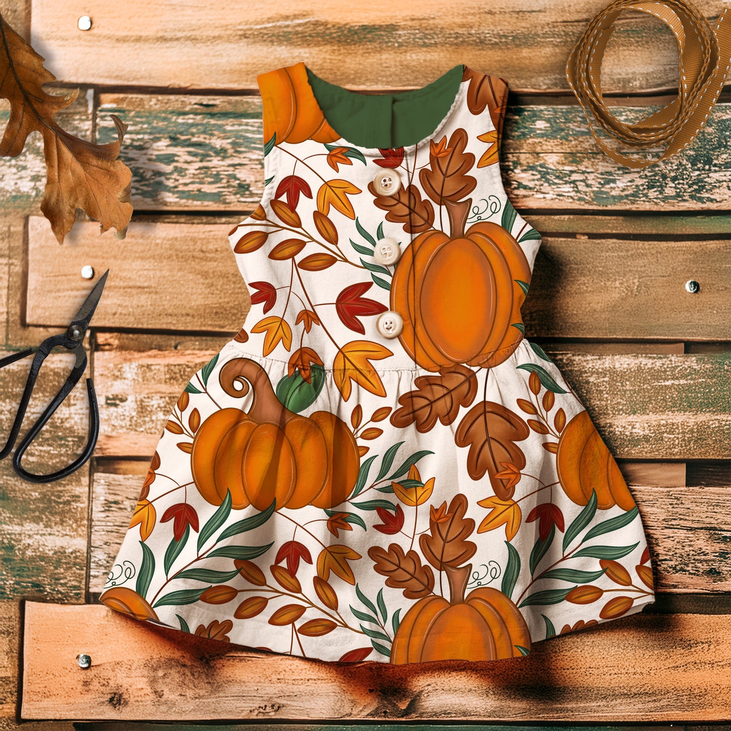 Pumpkin Harvest seamless pattern