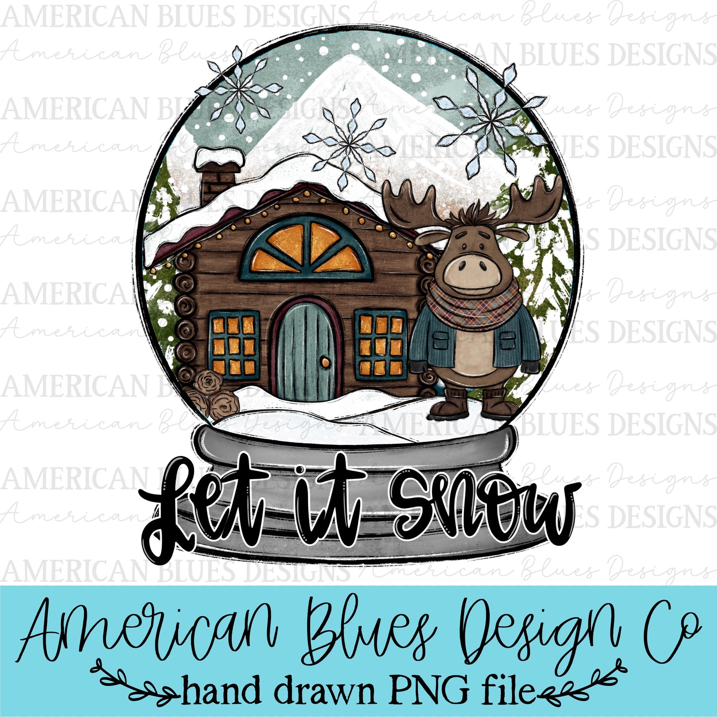 Let is snow Moose Lodge