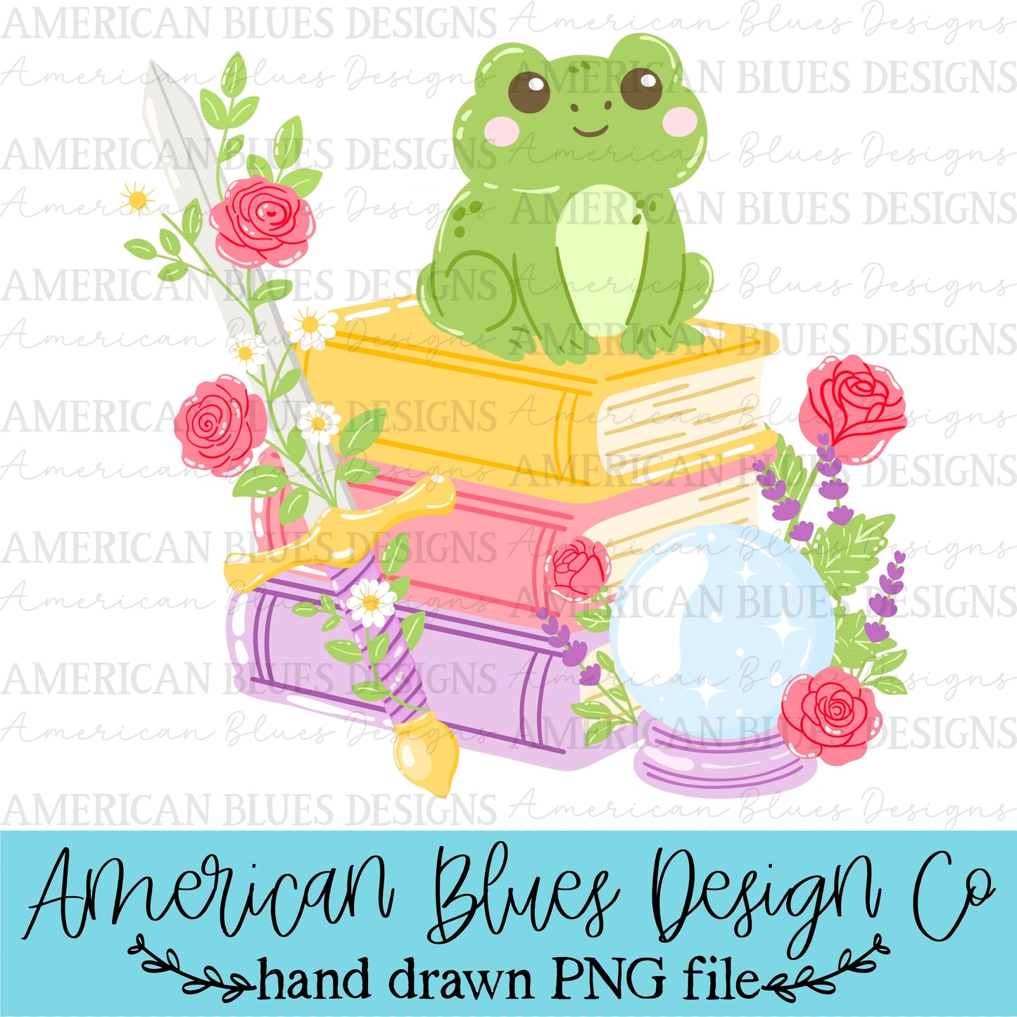 Whimsical Froggy Bookish