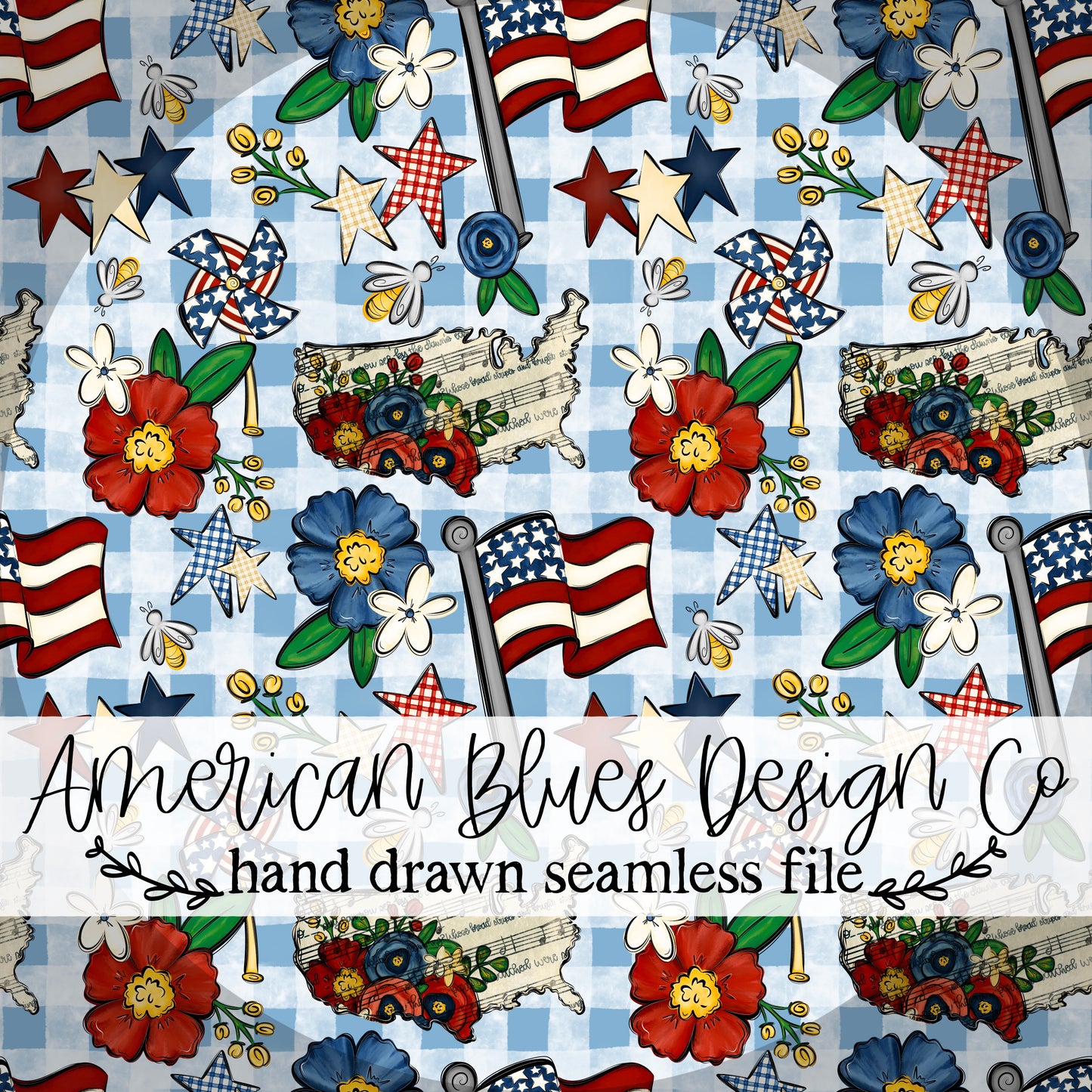 America the beautiful seamless