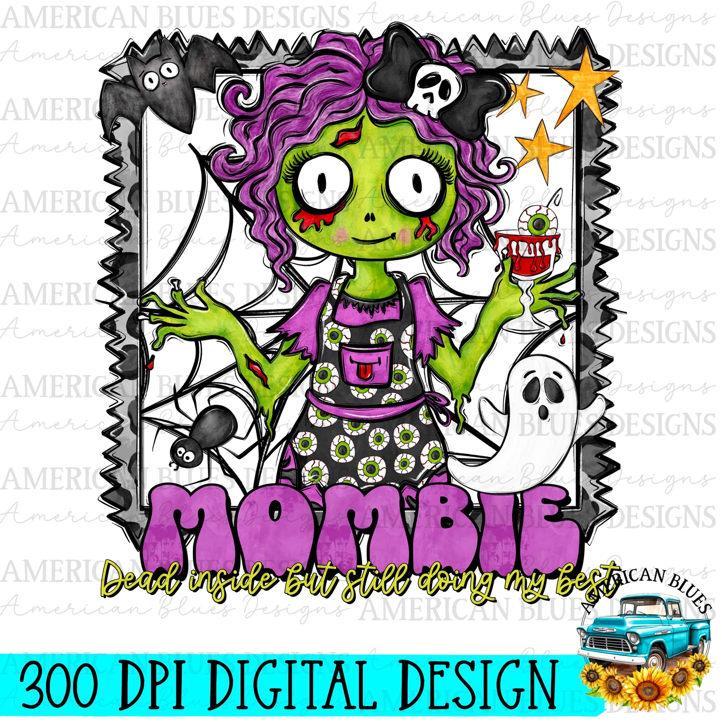 Mombie digital design | American Blues Designs