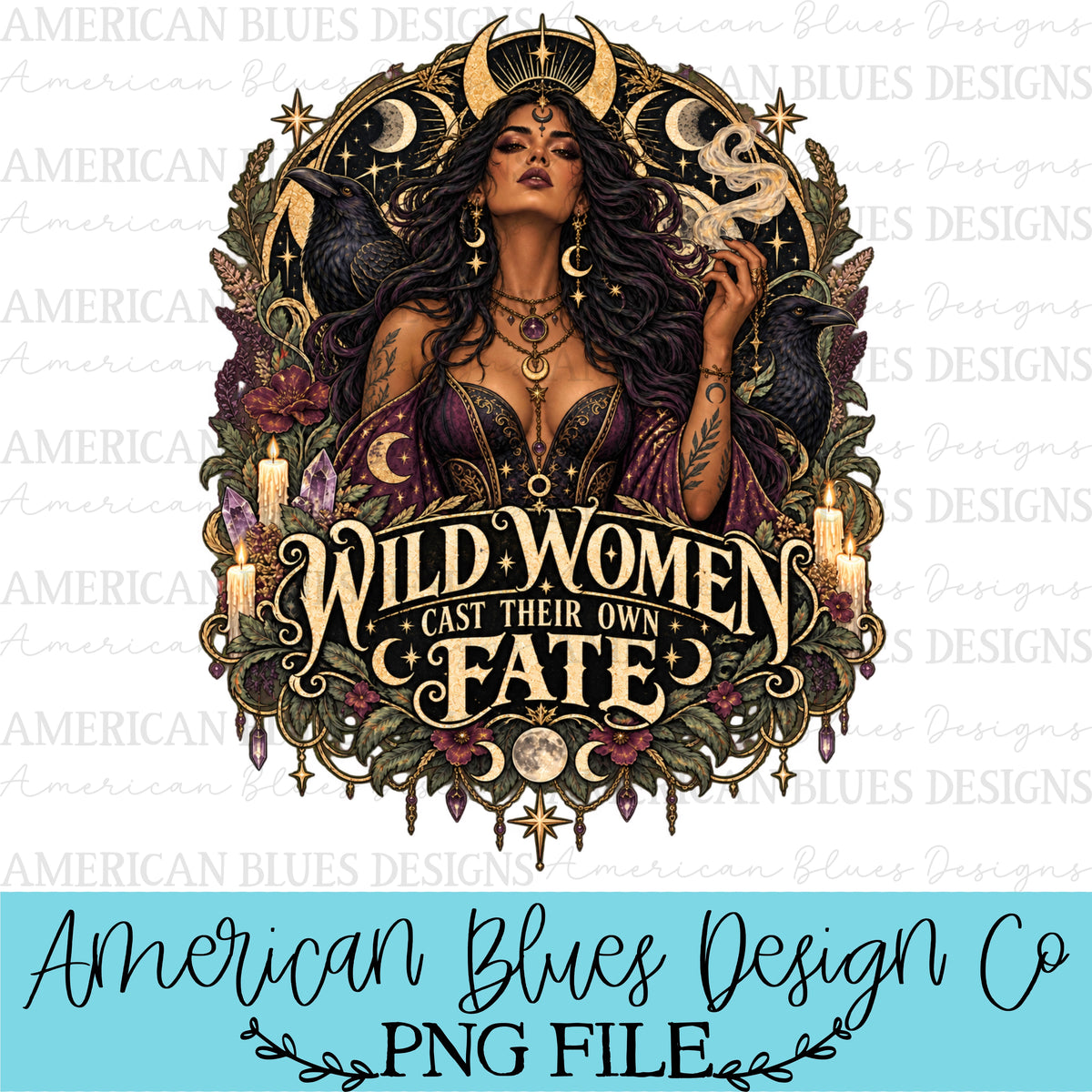 Wild Women Cast Their Own Fate medium skin tone