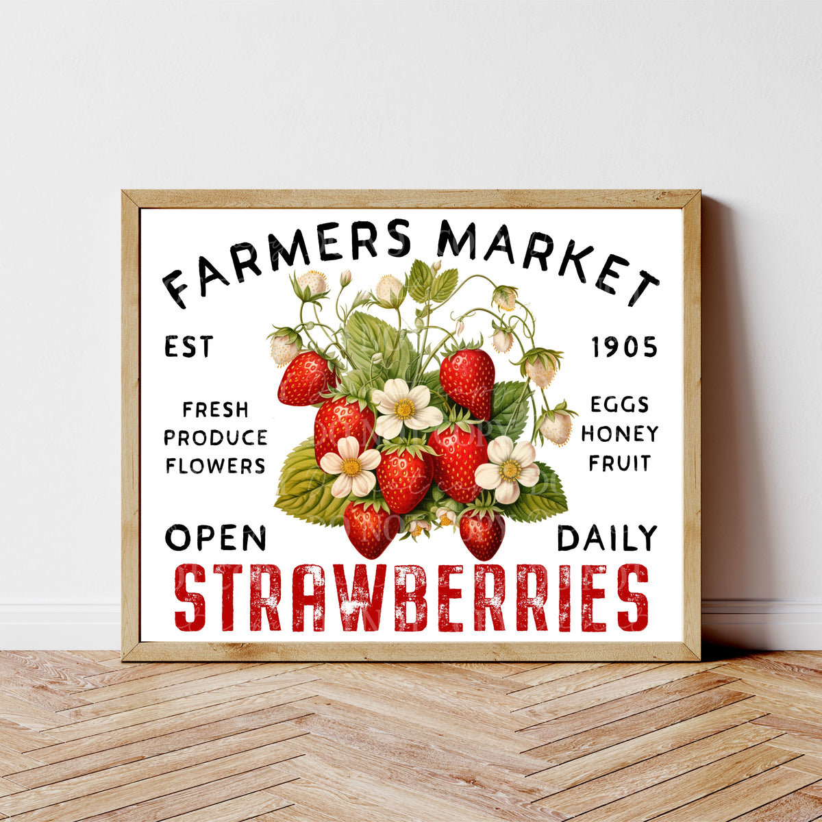 Farmers Market Strawberries
