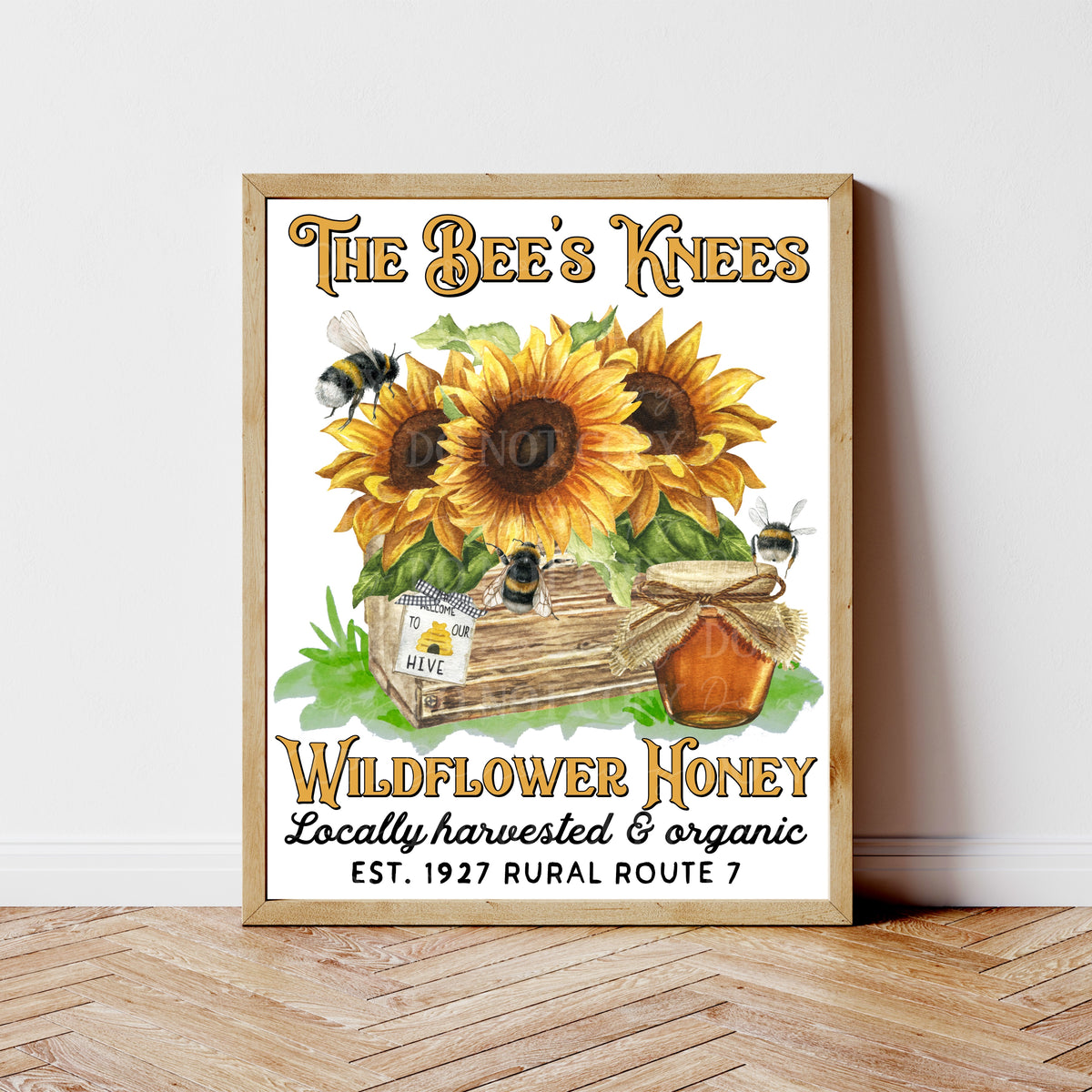 The Bees Knees Wildflower Honey