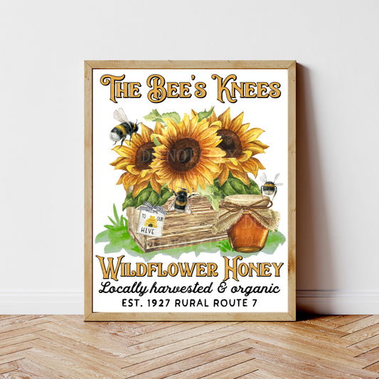 The Bees Knees Wildflower Honey