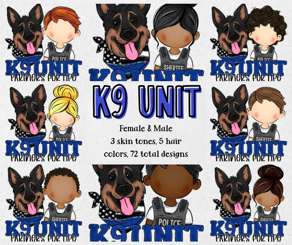 K9 Unit Bundle- 72 designs