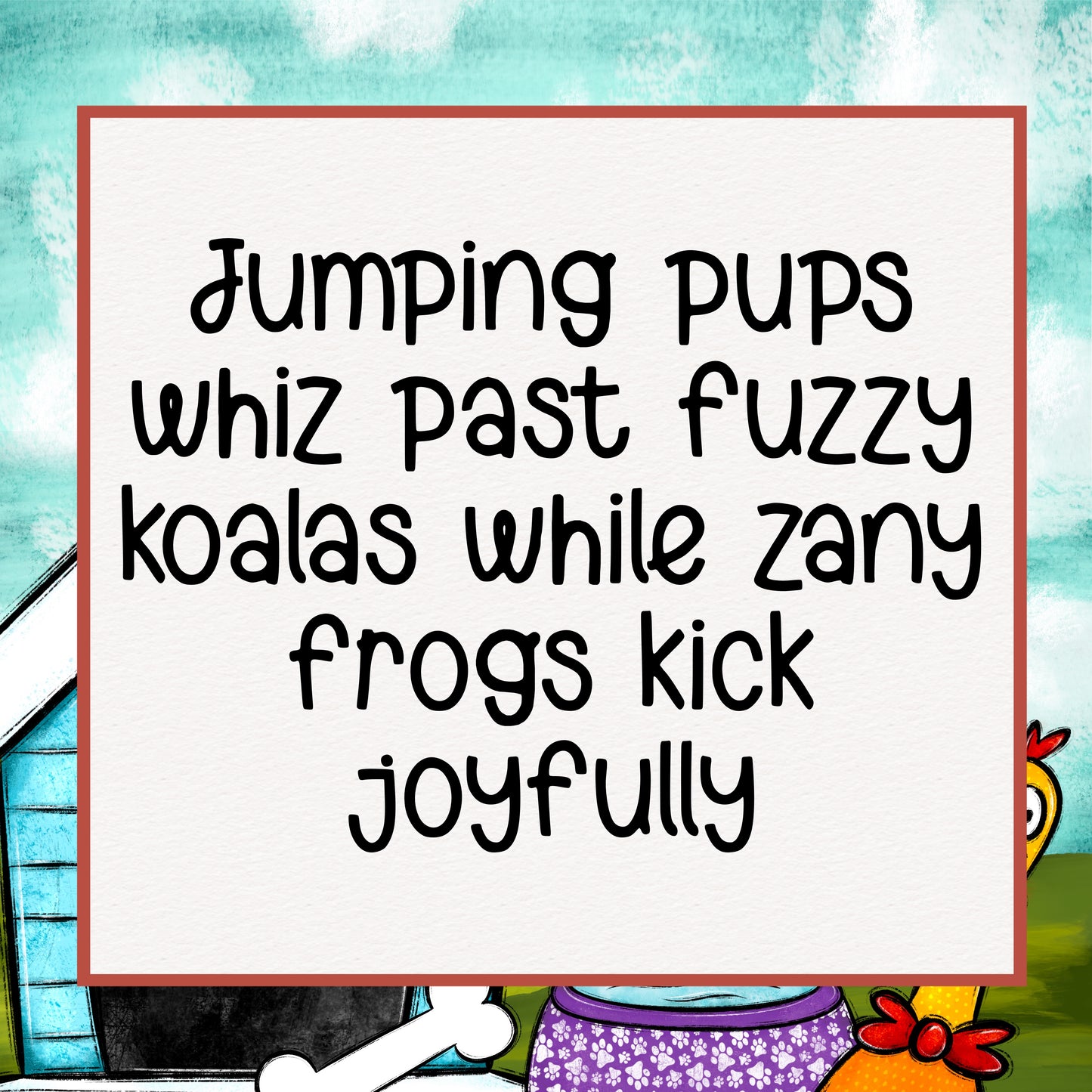 Swishy Pup Handwritten Font