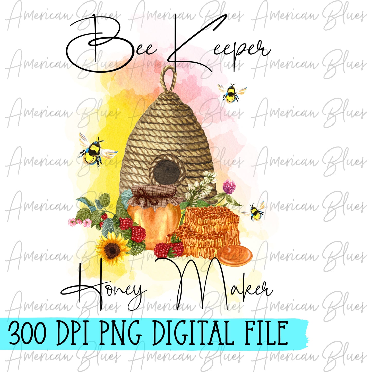 Bee keeper honey maker DIGITAL