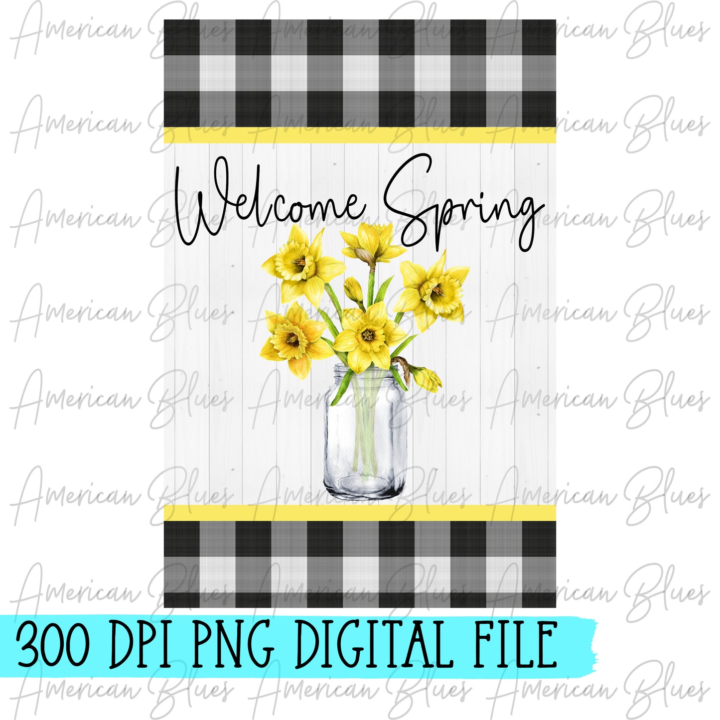 Welcome Spring/Daffodils GARDEN FLAG DIGITAL