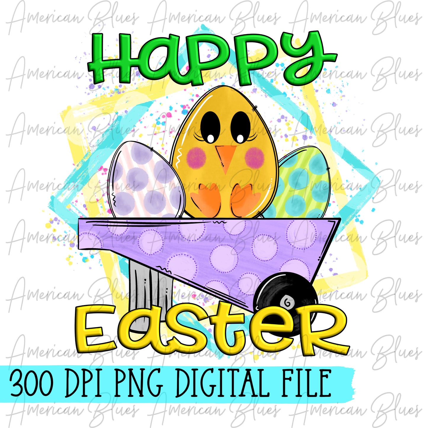 Happy Easter Chick- DIGITAL