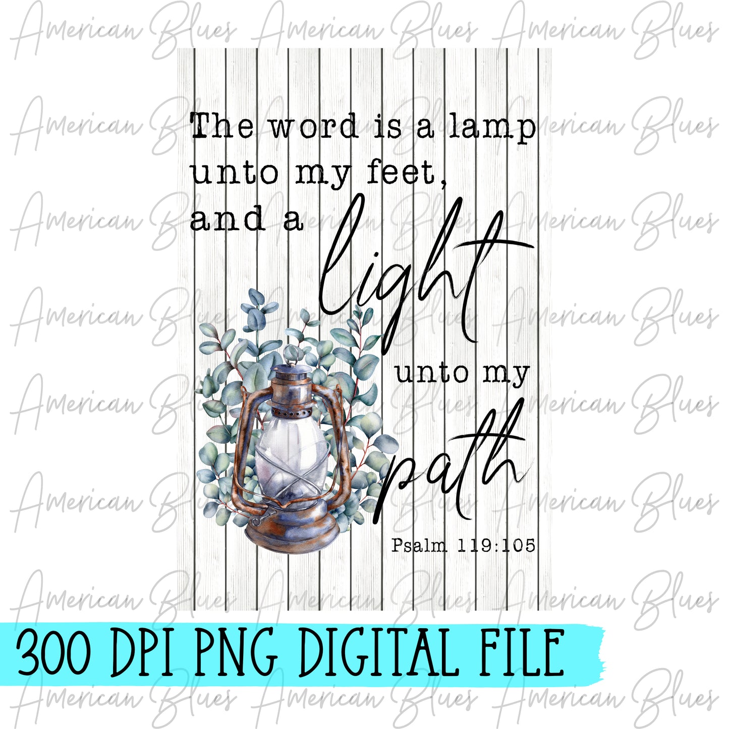 Psalm 119:105 GARDEN FLAG DIGITAL