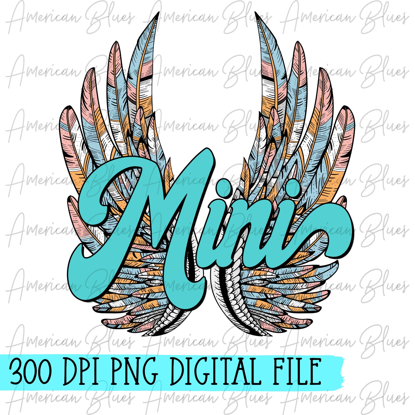 Mini vintage wings DIGITAL