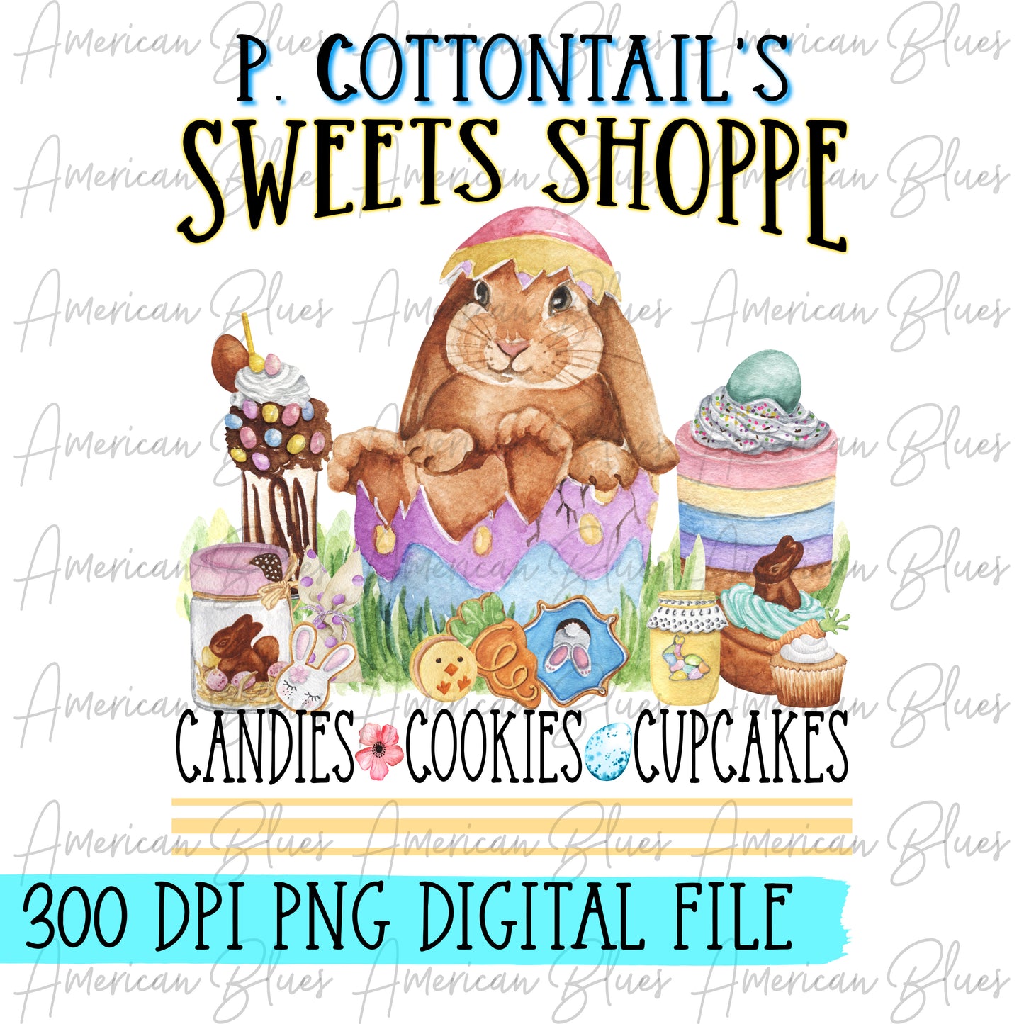 P Cottontail's Sweet Shoppe- DIGITAL