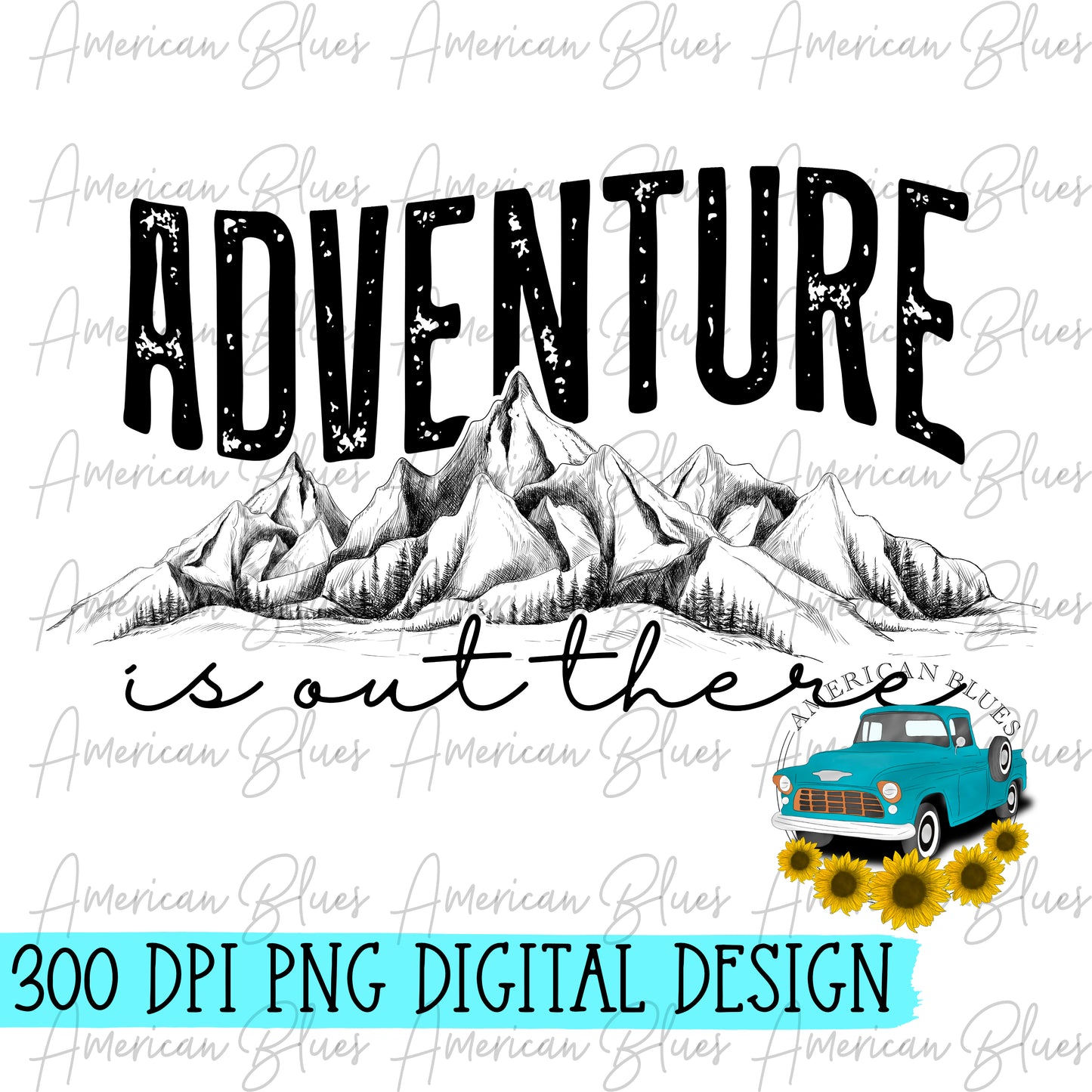 Adventure is out there- single color