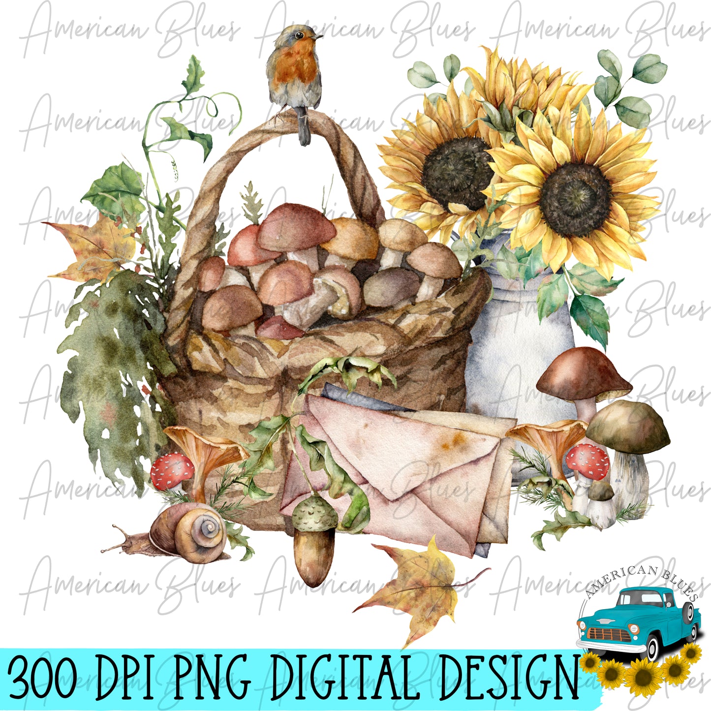 Cottage Mushroom Basket