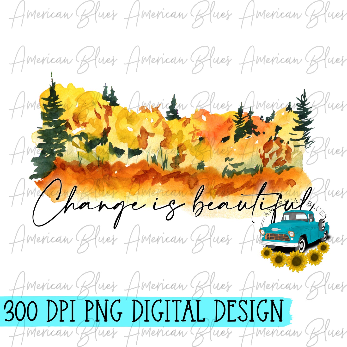 Change is beautiful-pine trees