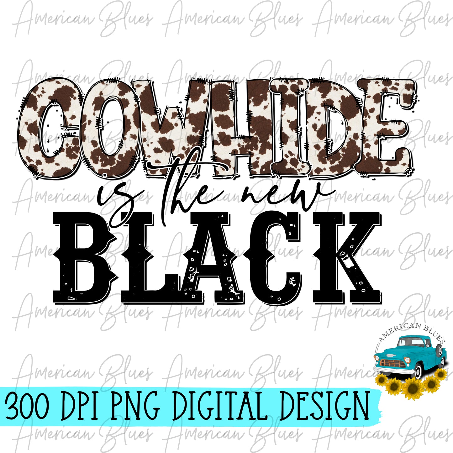 Cowhide is the new black