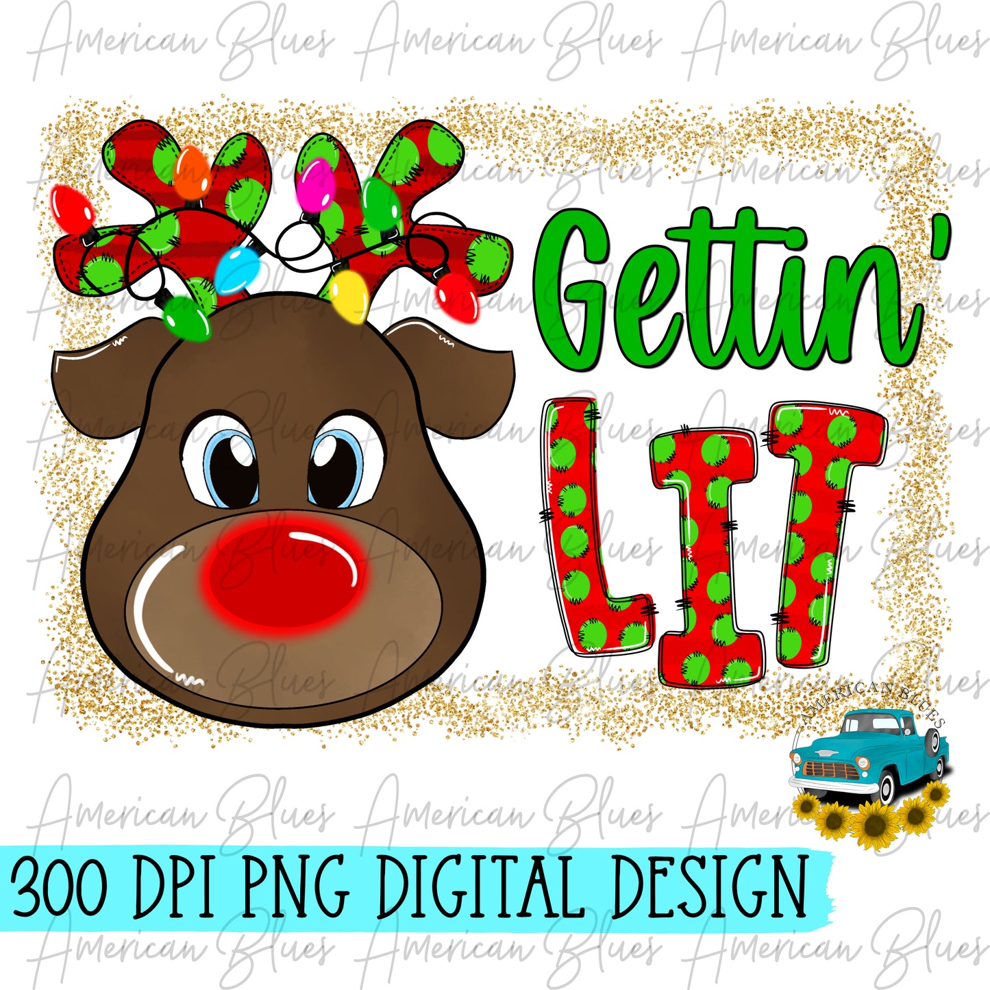 Gettin' Lit- reindeer