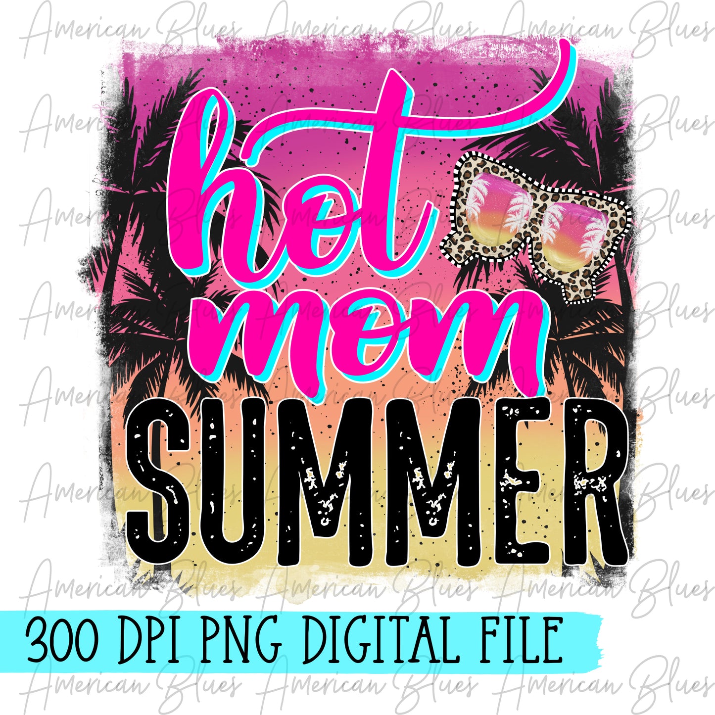 Hot Mom Summer-palm trees