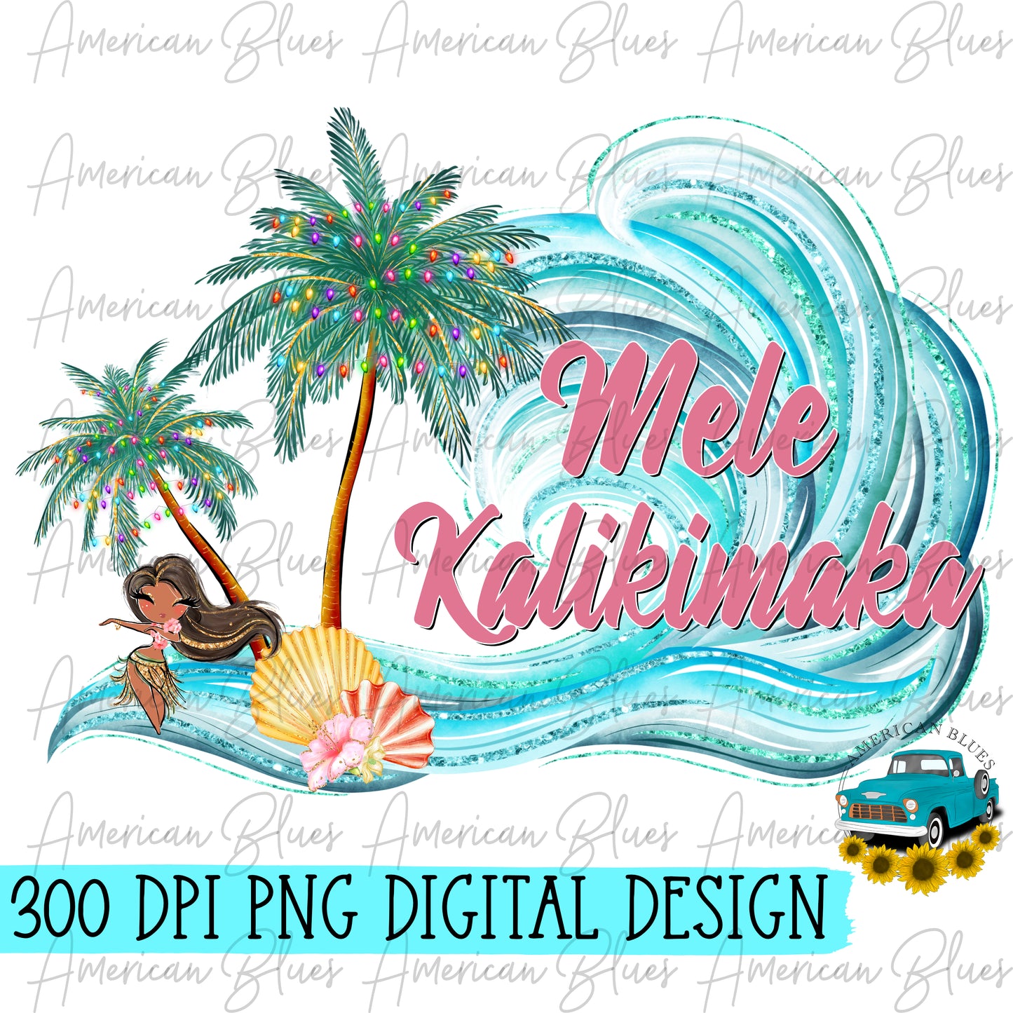 Mele Kalikimaka- hula girl