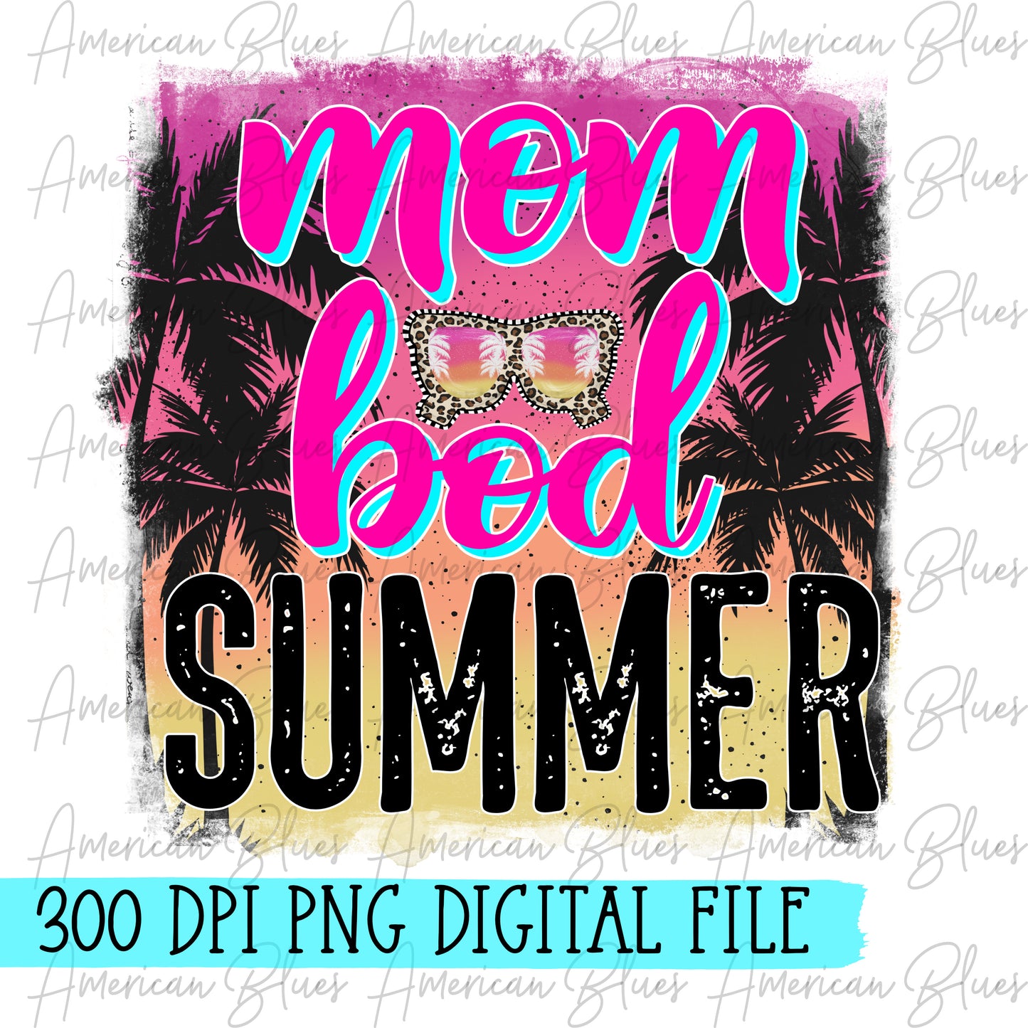 Mom Bod Summer-palm trees