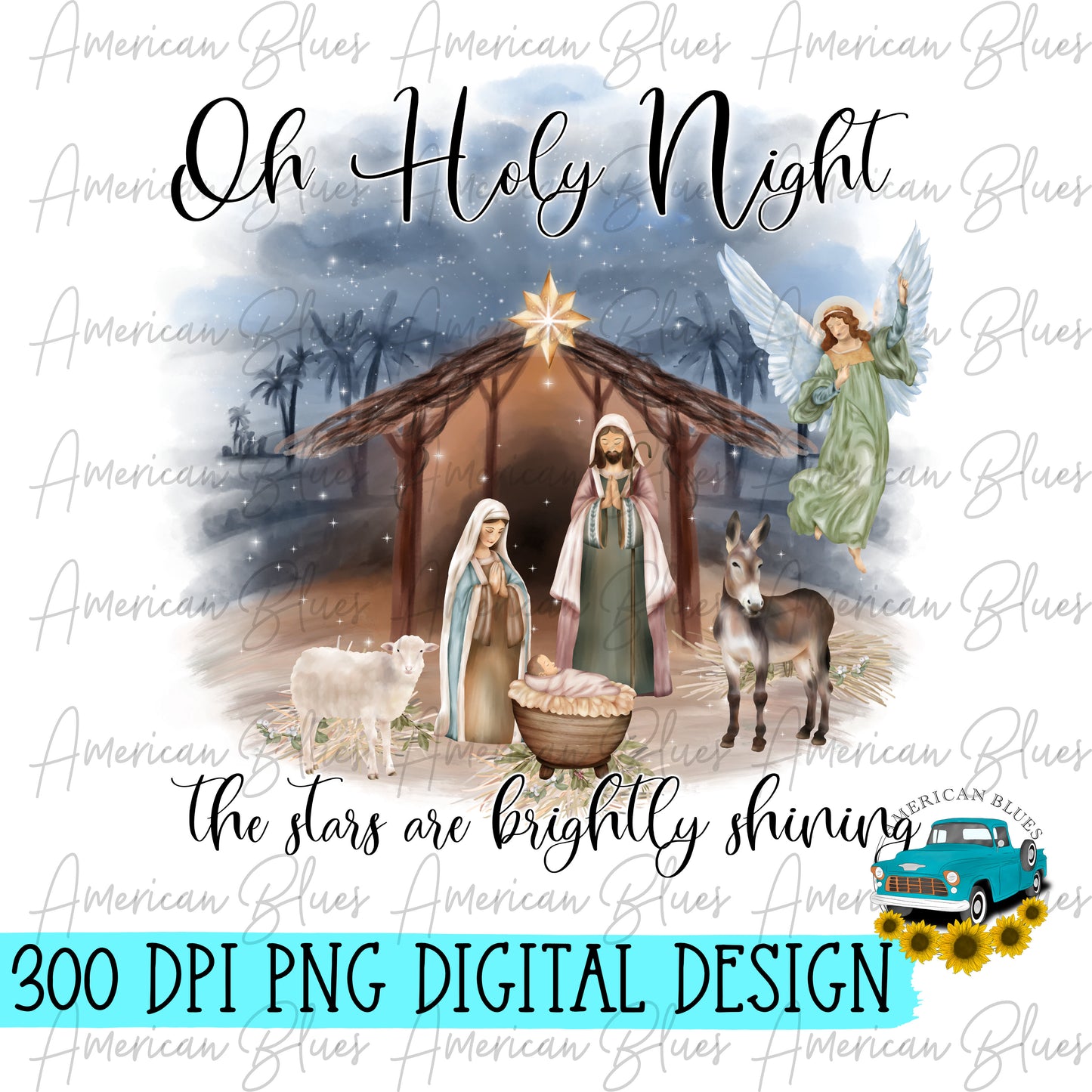 Oh Holy night, the stars are brightly shining