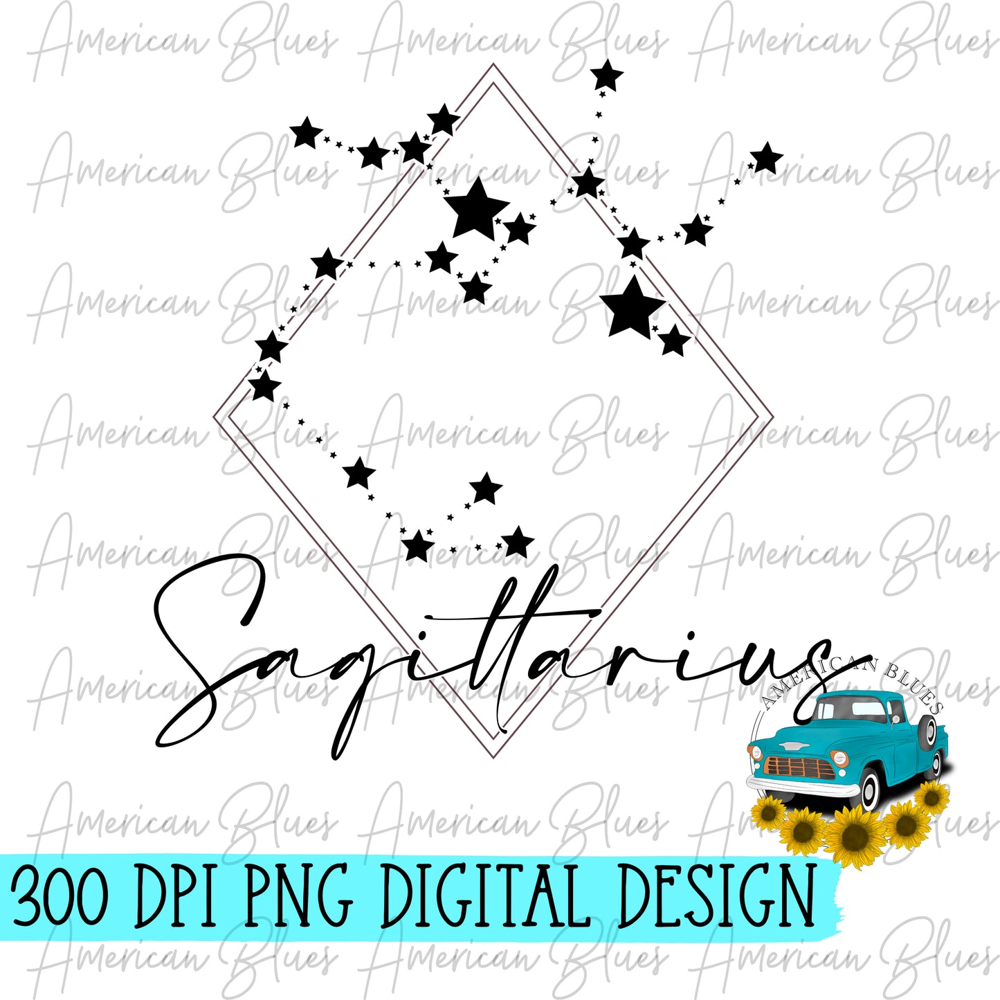 Sagittarius zodiac constellation