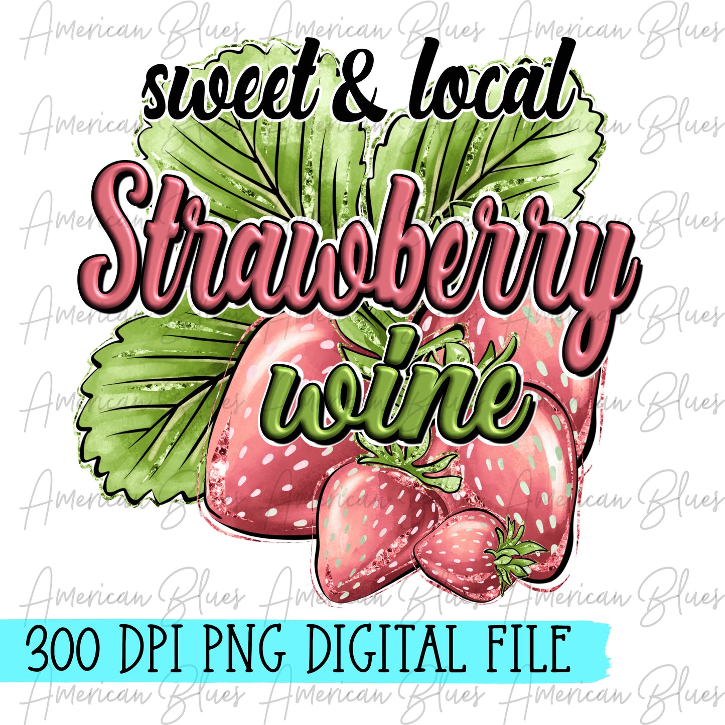 Sweet & local strawberry wine