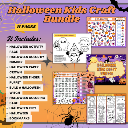 Halloween Kids Craft Bundle