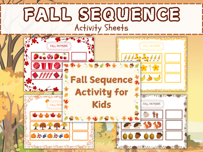 Fall Sequence Activity Sheets